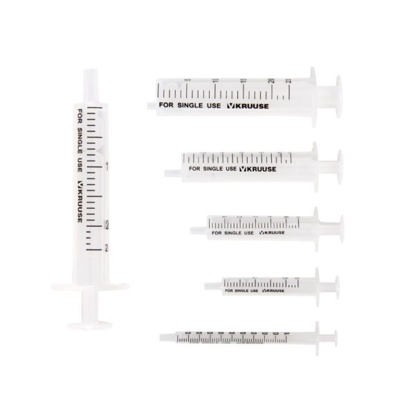 Seringa Descartável kruuse Concêntrica 2 corpos