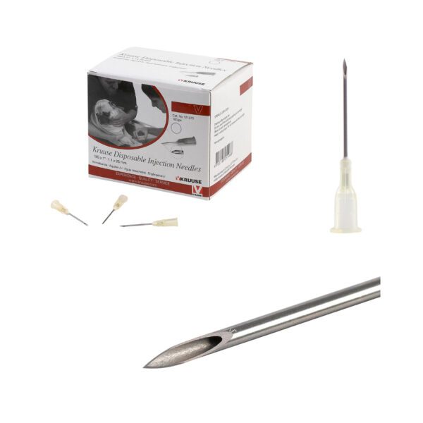 Agulha Descartável Kruuse Beje – 1,1×25 mm
