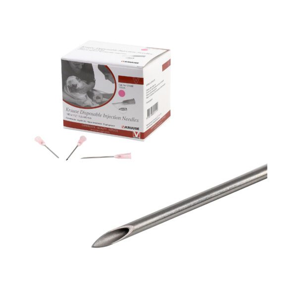 Agulha Descartável Kruuse Rosa – 1,2×40 mm