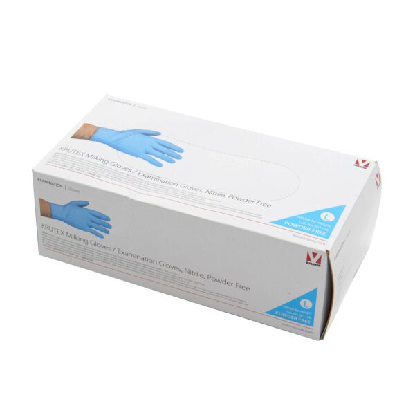Luvas Ordenha Nitrilo Pf Krutex, L