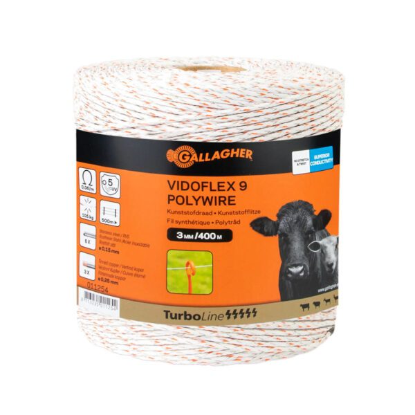 Fio Vidoflex Turboline 9C 400 m – Polywire
