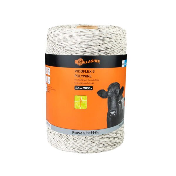 Fio Vidoflex 6C Powerline, Branco – 1000 m