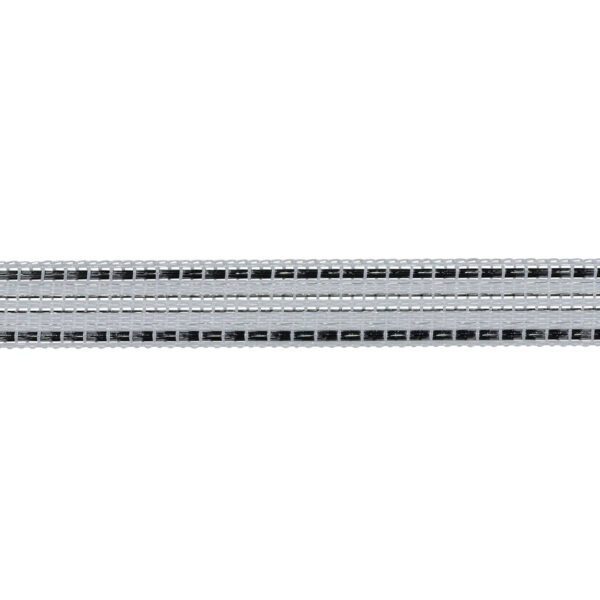Fita Electroplástica 4C, 20 mm – 200 m, Branca/Preta